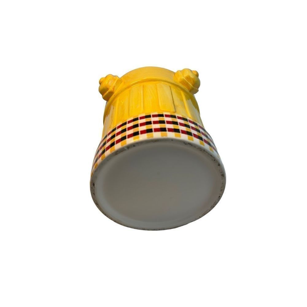 Design Studio 10" Ceramic Fire Hydrant Yellow Cookie Jar - Picture 8 of 9